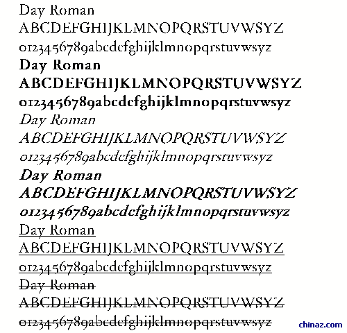 Day Roman字体