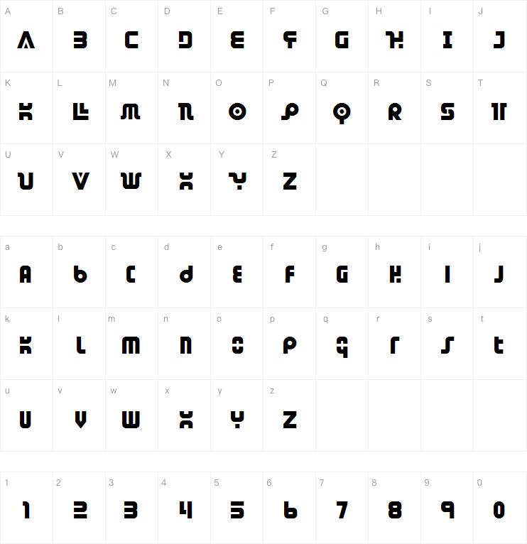 DenDriticv字体