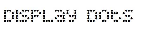 Display Dots字体