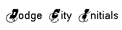 Dodge City Initials字体