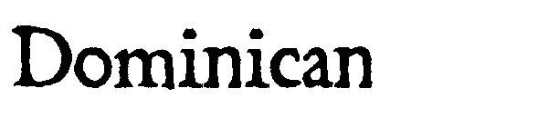 Dominican字体