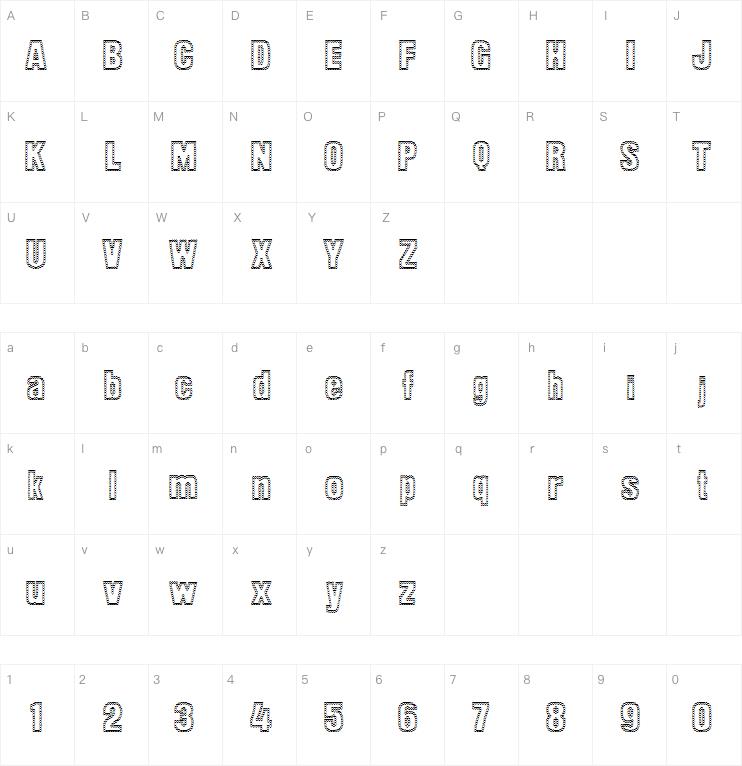 Dottrail字体