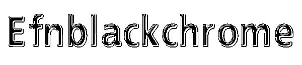 Efnblackchrome字体
