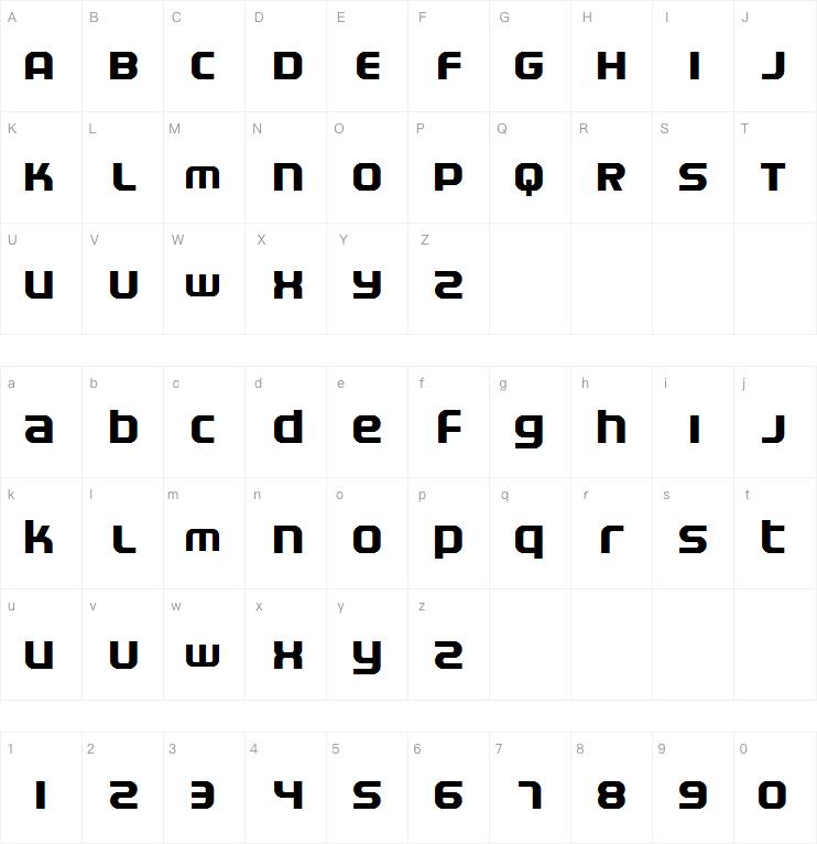 Electrofied字体