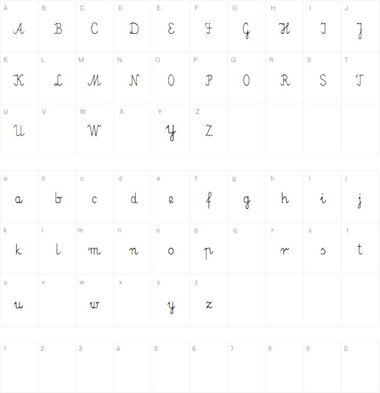 Elementarz字体