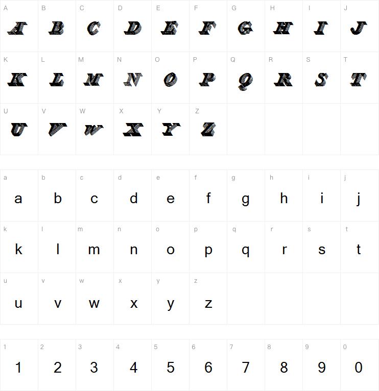 Engravierinitials字体