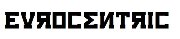 Eurocentric字体