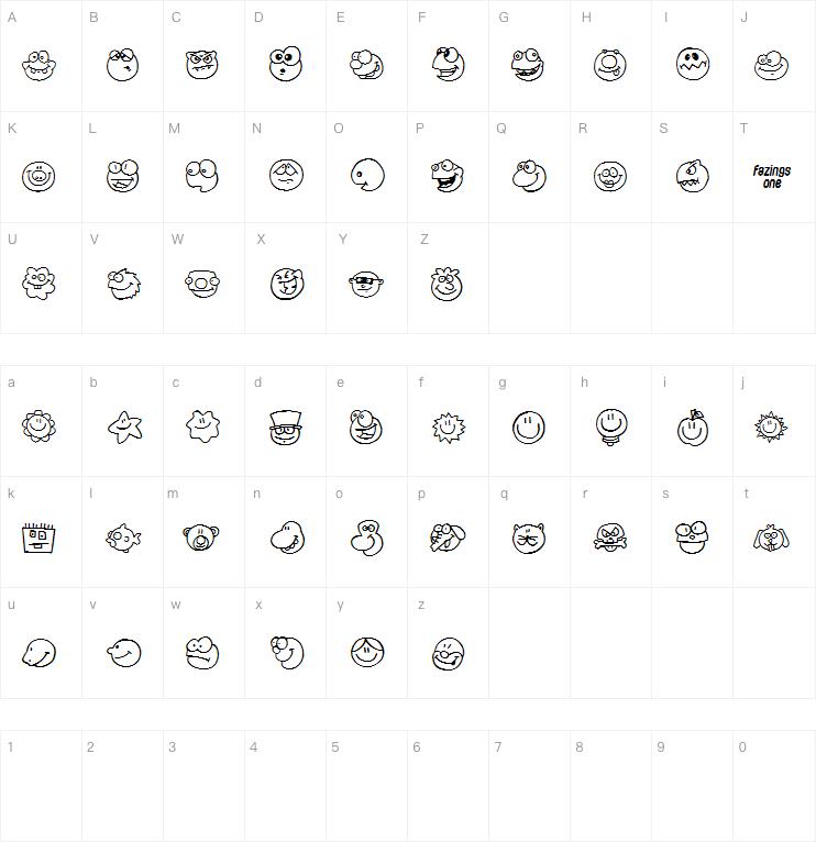 Fazingsone字体