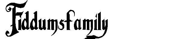 Fiddumsfamily字体