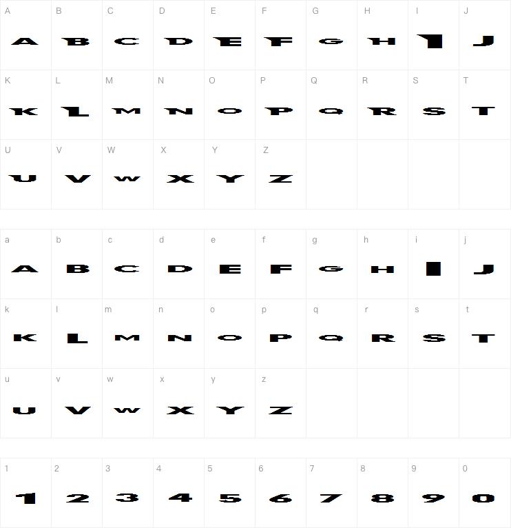 Firstblind字体