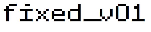 fixed_v01字体下载