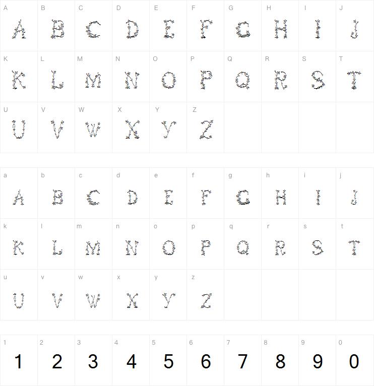 Fleursdeliane字体