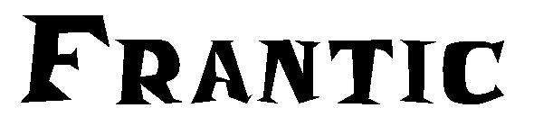 Frantic字体