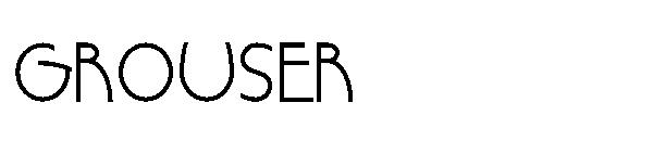 Grouser字体