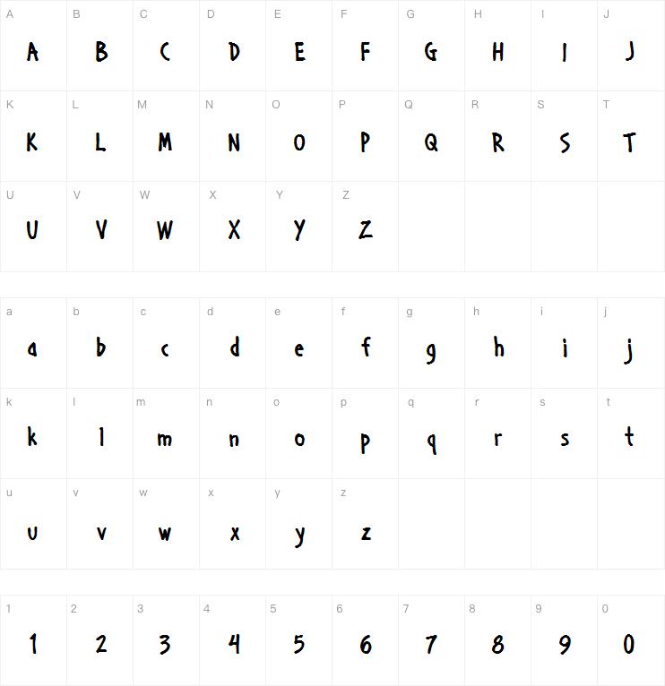 HandageAEOB字体