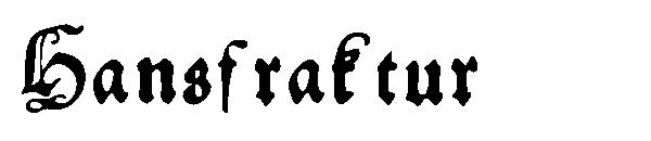 Hansfraktur字体