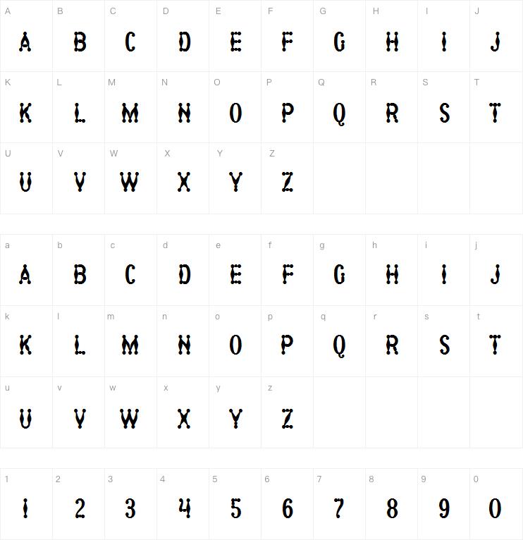 Harlequin字体