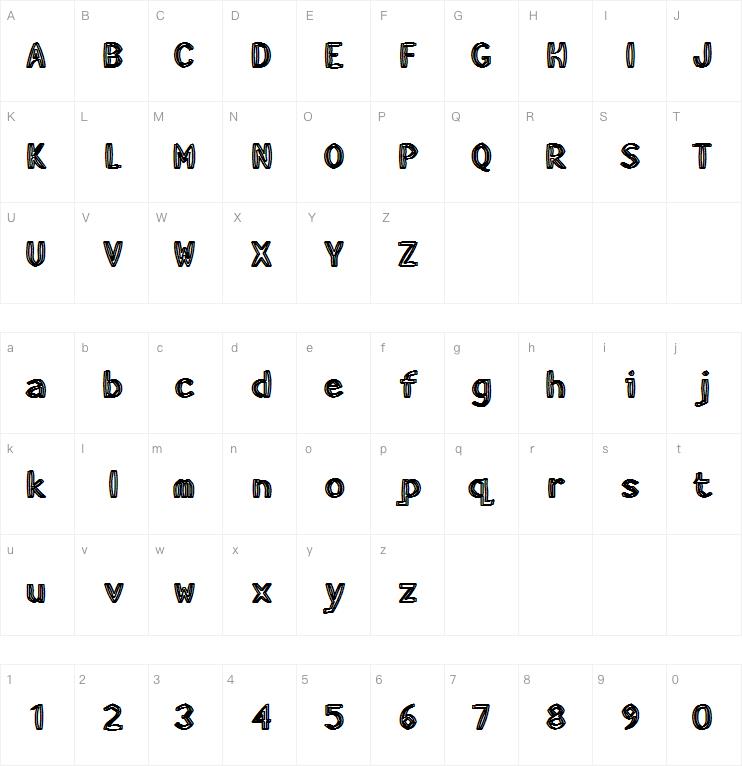 HeavyWood字体