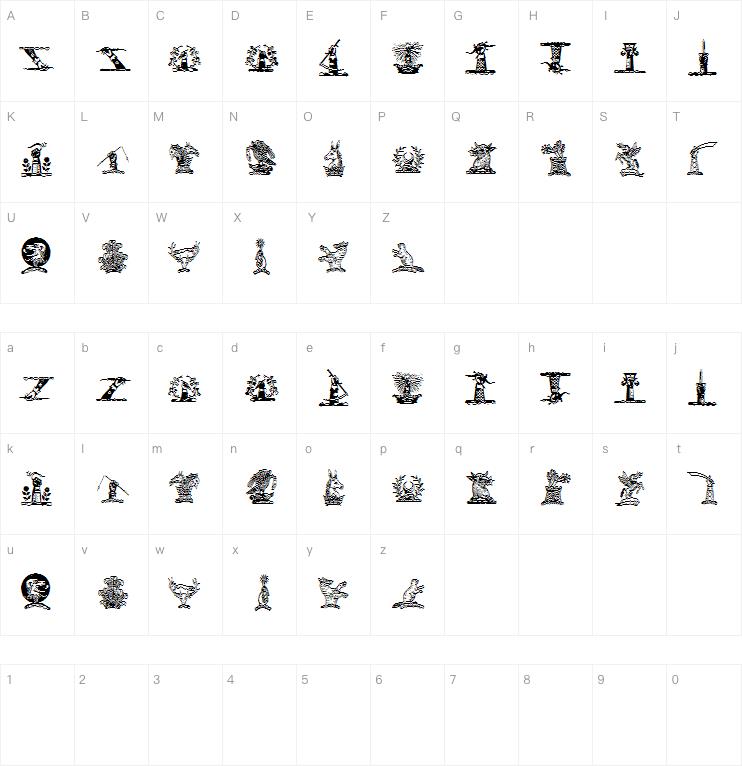 Helmbuschcrestsym字体