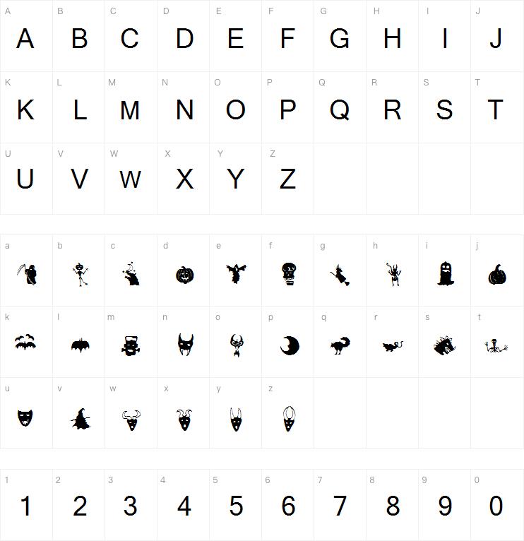 Holloweeniebats字体