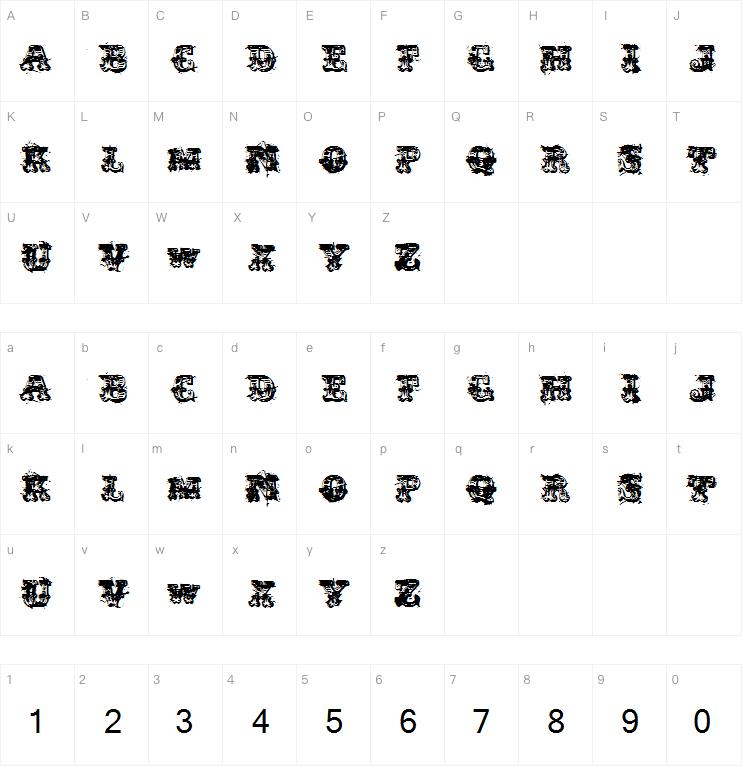 Immoral字体