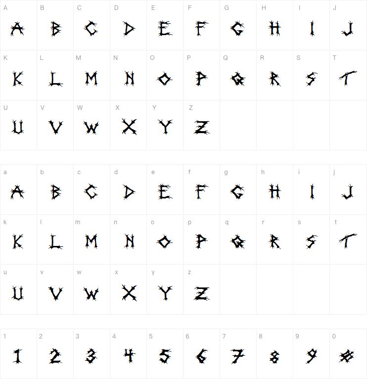 Incantationregular字体