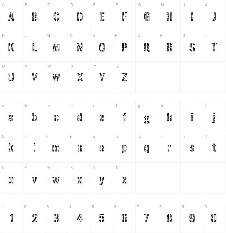 Intercrap字体