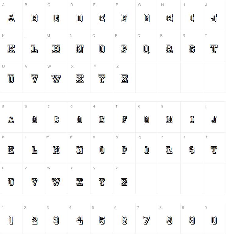Jerseyletters字体