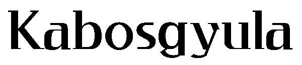 Kabosgyula字体