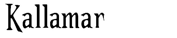 Kallamar字体