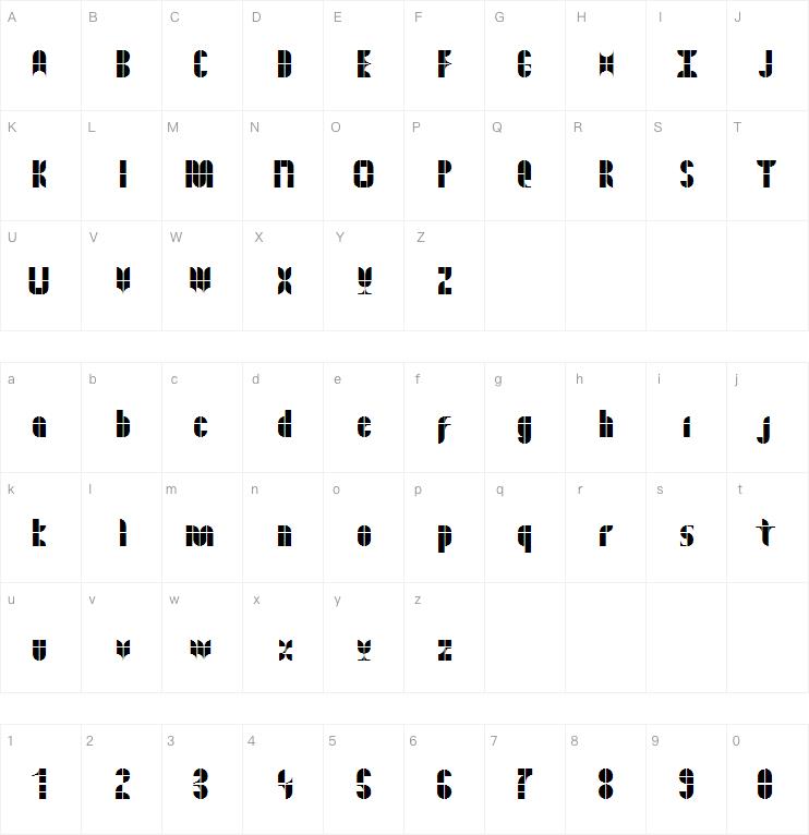 Kitchentiles字体