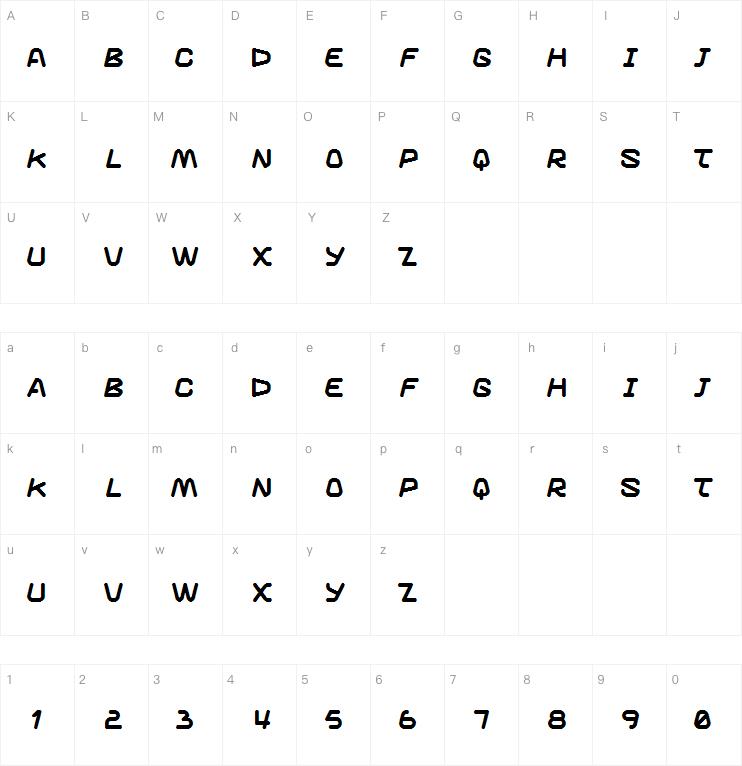 Knucklesandwich字体