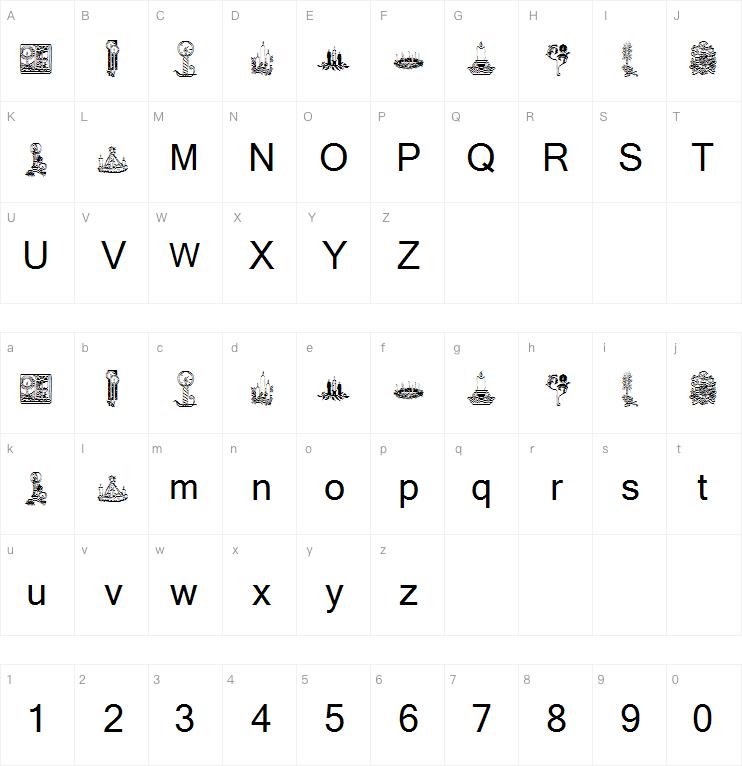 Krchristmascandle字体