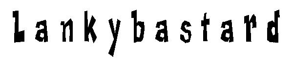 Lankybastard字体