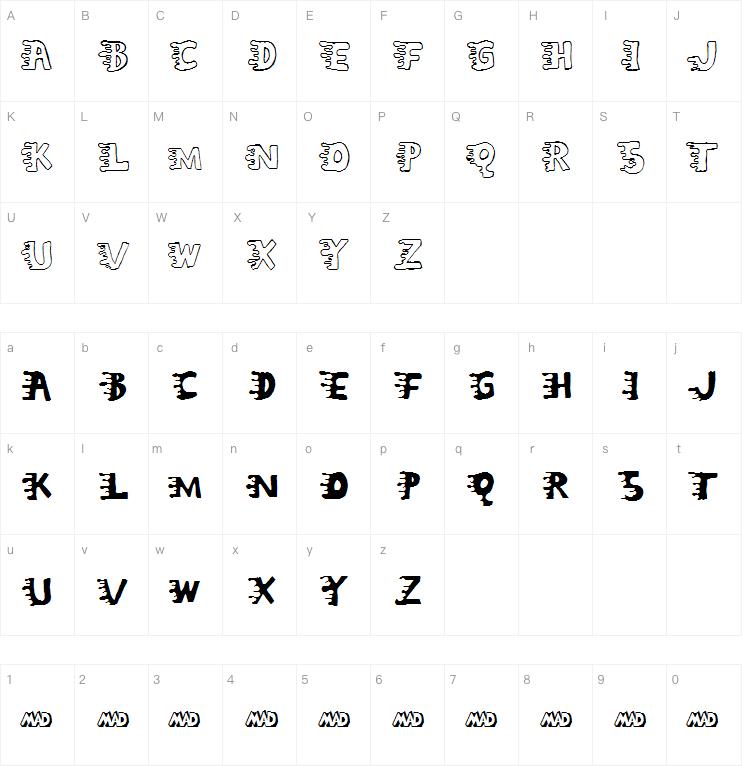 Liquidybulbous字体