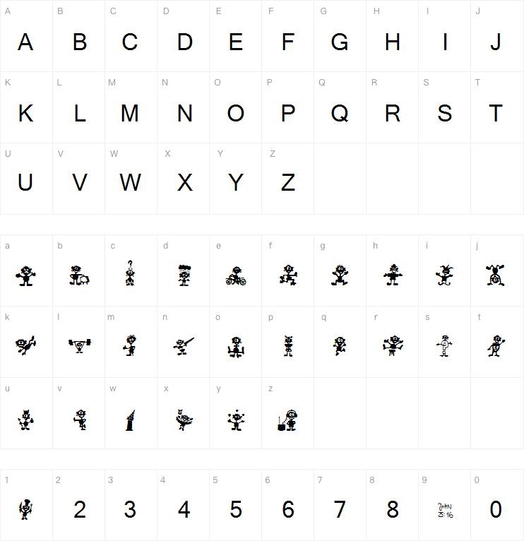 Littlebigman字体