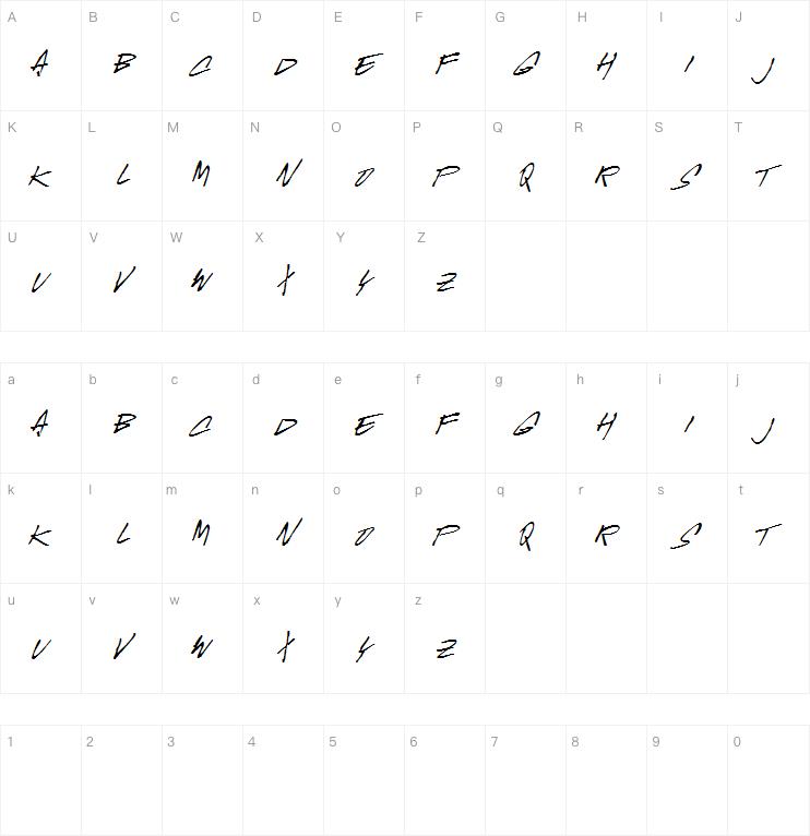 Mcgurrscript字体