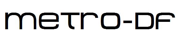 Metro-df字体