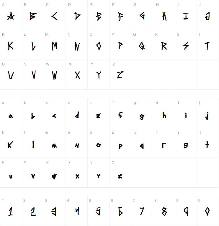 Mezzotick字体