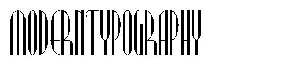 Moderntypography字体