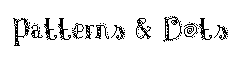 Patterns  Dots字体