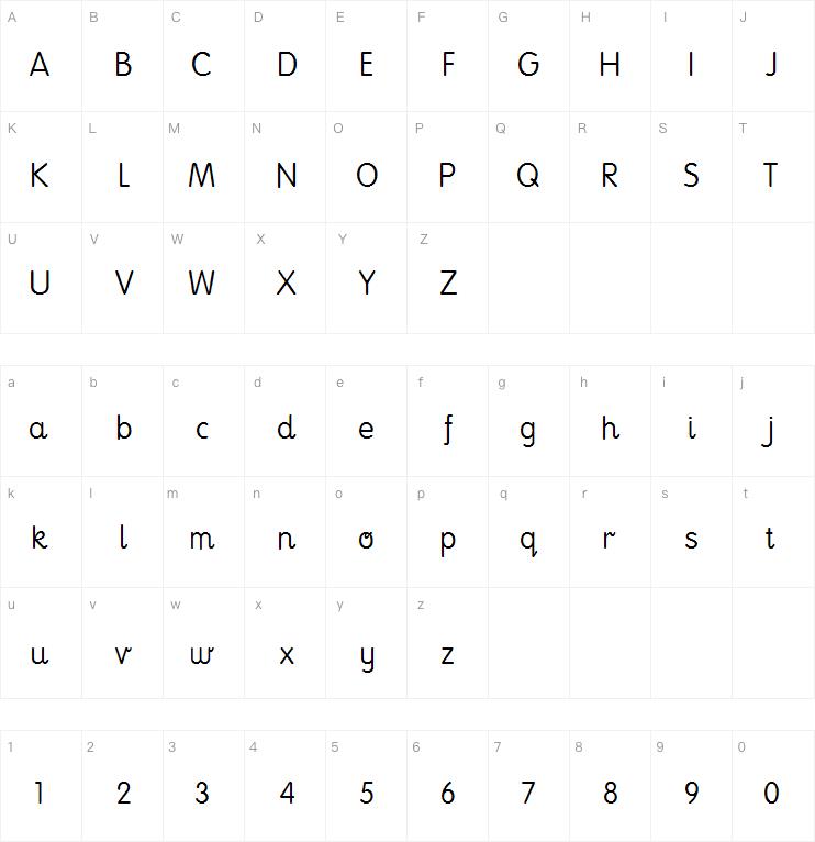 National Primary字体