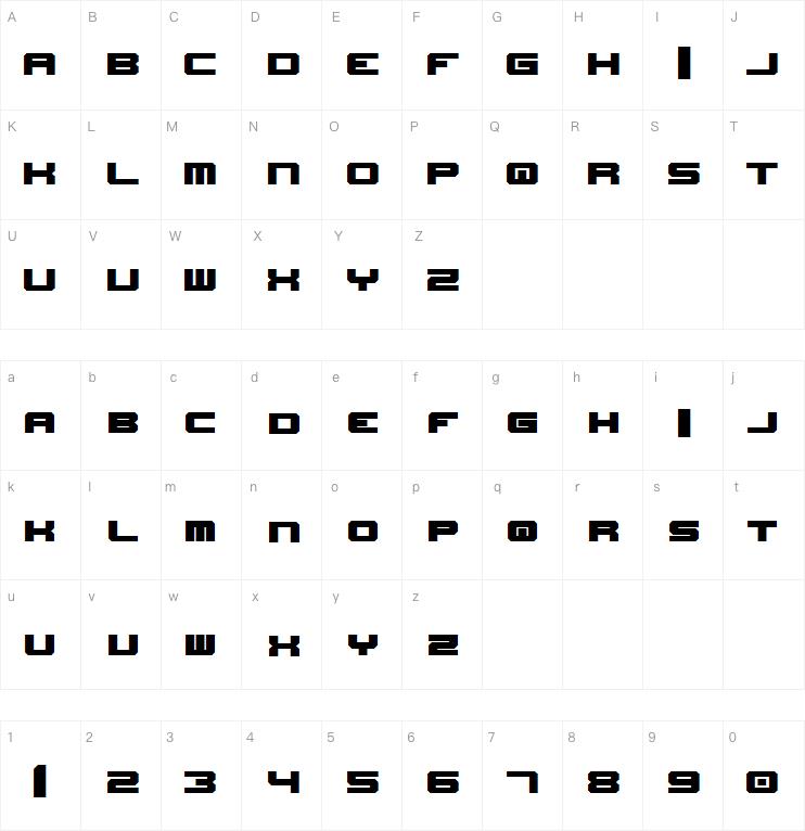 New Horizons字体