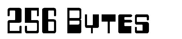 256 Bytes字体