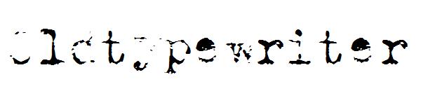 Oldtypewriter字体