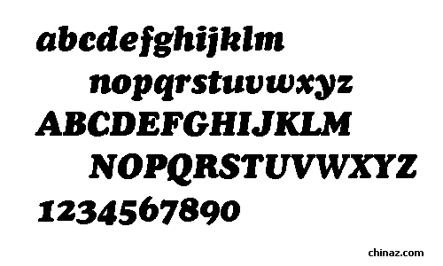 Ozzieblack字体