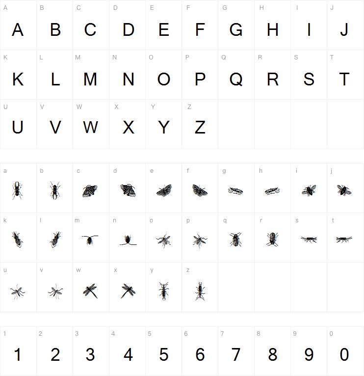 Insectsone字体