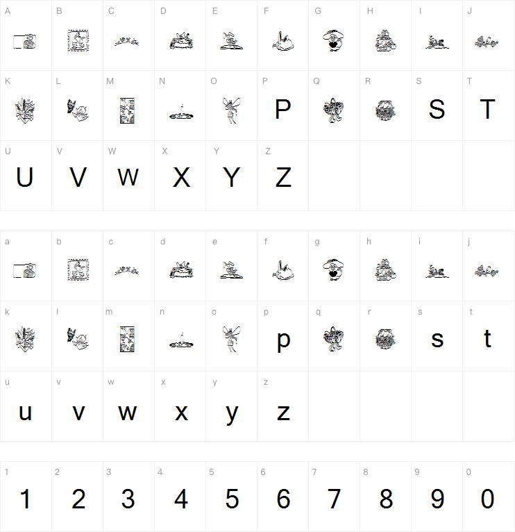 Kr easter字体