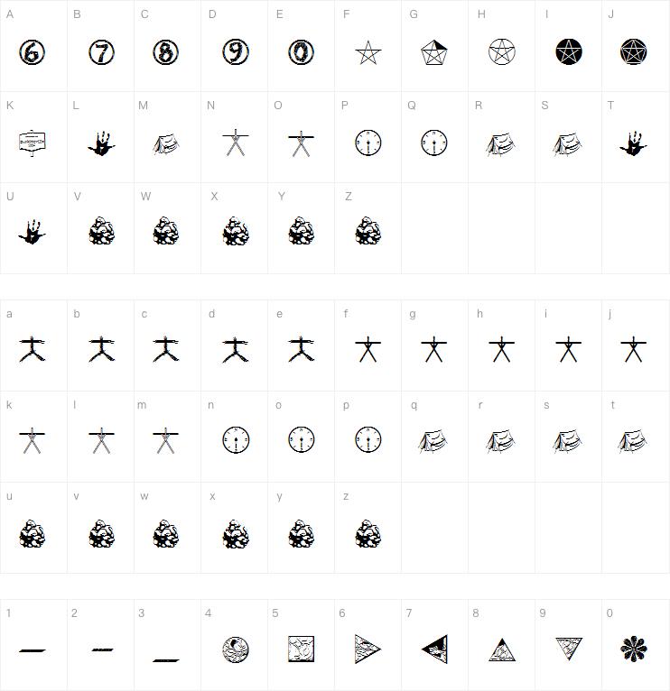 Witchdings字体