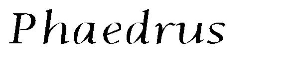 Phaedrus字体